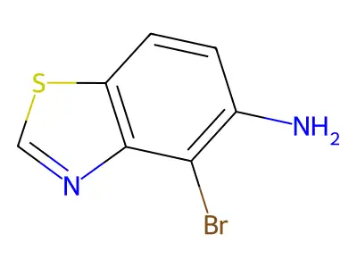 6-Amino-7-bromobenzothiazole structure