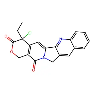 Chlorocamptothecin structure