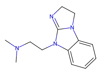 2-(2,3-Dihydro-9H-benzo[d]imidazo[1,2-a]imidazol-9-yl)-N,N-dimethylethan-1-amine structure