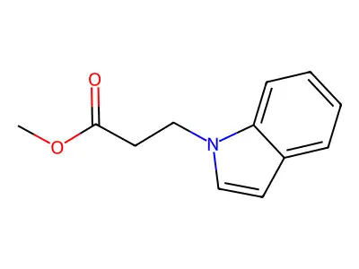Methyl 3-(1H-indol-1-yl)propanoate structure