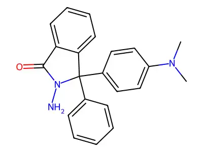 2-Amino-3-[4-(dimethylamino)phenyl]-3-phenyl-2,3-dihydro-1H-isoindol-1-one structure