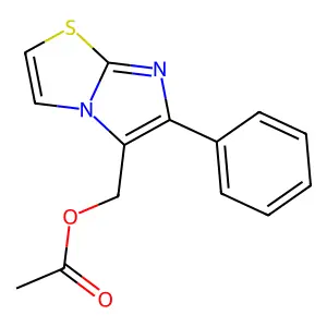 (6-Phenylimidazo[2,1-b][1,3]thiazol-5-yl)methyl acetate structure