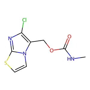(6-Chloroimidazo[2,1-b][1,3]thiazol-5-yl)methyl methylcarbamate structure