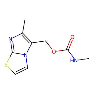 (6-Methylimidazo[2,1-b][1,3]thiazol-5-yl)methyl methylcarbamate structure