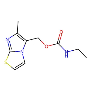 (6-methylimidazo[2,1-b][1,3]thiazol-5-yl)methyl N-ethylcarbamate structure