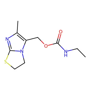 (6-Methyl-2,3-dihydroimidazo[2,1-b][1,3]thiazol-5-yl)methyl ethylcarbamate structure
