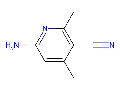 6-Amino-2,4-dimethyl-3-pyridinecarbonitrile structure