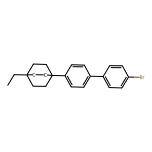 1-(4'-Bromo[1,1'-biphenyl]-4-yl)-4-ethylbicyclo[2.2.2]octane structure