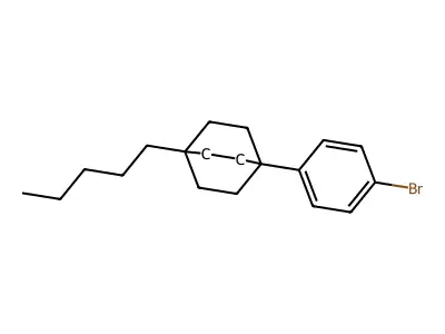 1-(4-Bromophenyl)-4-pentylbicyclo[2.2.2]octane structure
