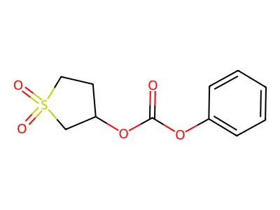 1,1-Dioxidotetrahydrothiophen-3-yl phenyl carbonate structure