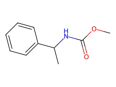 Methyl N-(1-phenylethyl)carbamate structure