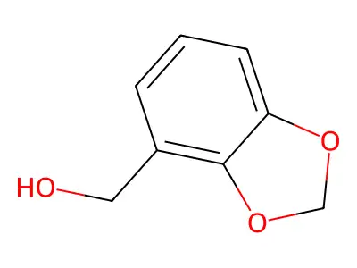 (1,3-Dioxaindan-4-yl)methanol structure
