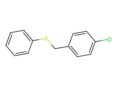 4-Chlorobenzyl phenyl sulfide structure