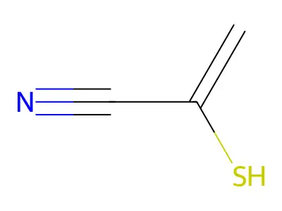 2-Mercaptoacrylonitrile structure