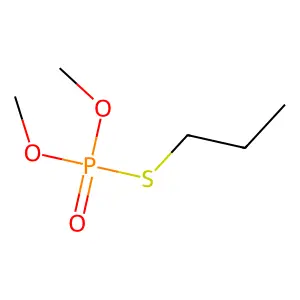 Phosphorothioic acid, O,O-dimethyl S-propyl ester structure