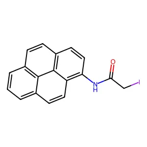 N-(1-芘基)碘乙酰胺 structure