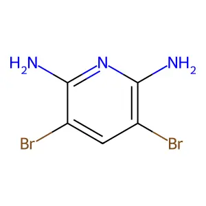 3,5-二溴吡啶-2,6-二胺 structure