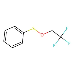 [(2,2,2-Trifluoroethoxy)sulfanyl]benzene structure
