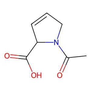1-Acetyl-2,5-dihydro-1H-pyrrole-2-carboxylic acid structure