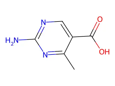 2-Amino-4-methylpyrimidine-5-carboxylic acid structure