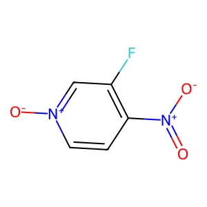 3-Fluoro-4-nitropyridin-1-ium-1-olate structure