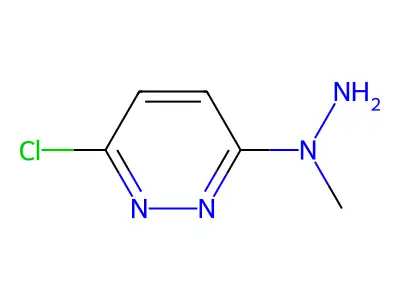 3-Chloro-6-(1-methylhydrazinyl)pyridazine structure