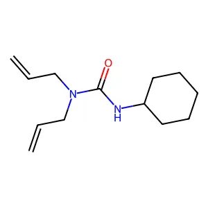3-Cyclohexyl-1,1-bis(prop-2-enyl)urea structure