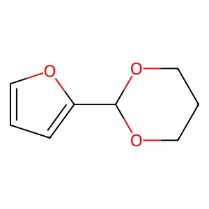 2-(2-Furyl)-1,3-dioxane structure