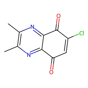 6-Chloro-2,3-dimethylquinoxaline-5,8-dione structure