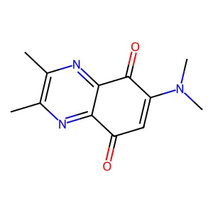 6-(Dimethylamino)-2,3-dimethylquinoxaline-5,8-dione structure