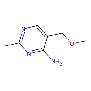 4-Amino-5-methoxymethyl-2-methylpyrimidine structure
