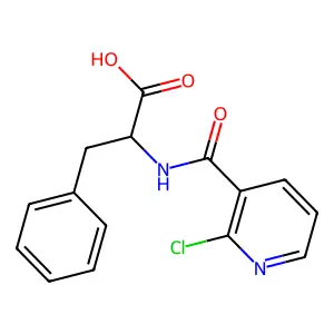 Alanine, N-(2-chloronicotinoyl)-3-phenyl- structure