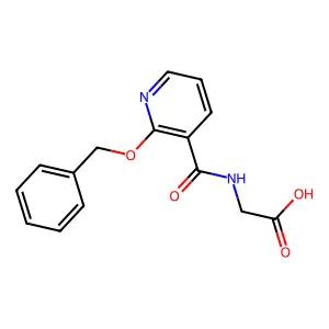 Glycine, N-(2-benzyloxynicotinoyl)- structure