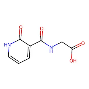 Glycine, N-(2-hydroxynicotinoyl)- structure