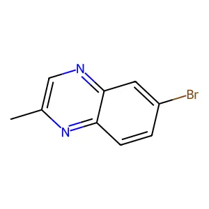 6-Bromo-2-methylquinoxaline structure