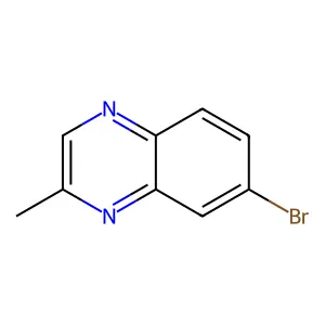 7-Bromo-2-methylquinoxaline structure