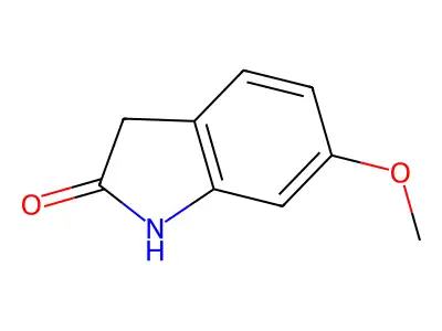 6-Methoxyoxindole structure