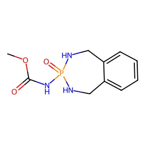 methyl N-(3-oxo-1,2,4,5-tetrahydro-2,4,3 structure