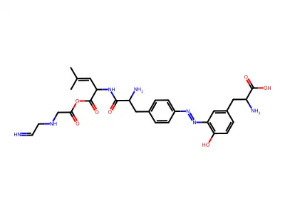 Azoenkephalin structure