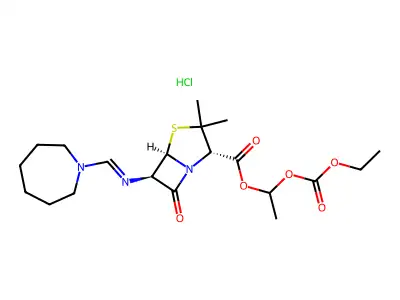 Bacmecillinam hydrochloride structure