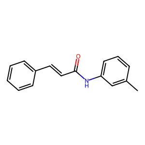 (2E)-N-(3-methylphenyl)-3-phenylprop-2-enamide structure