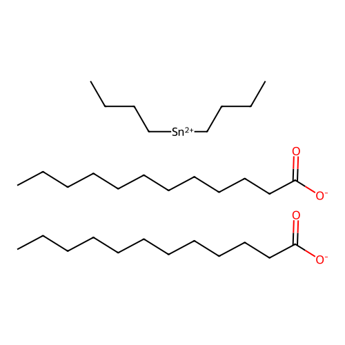 Di-n-butyldilauryltin structure