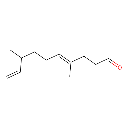 (E)-4,8-dimethyldeca-4,9-dienal structure