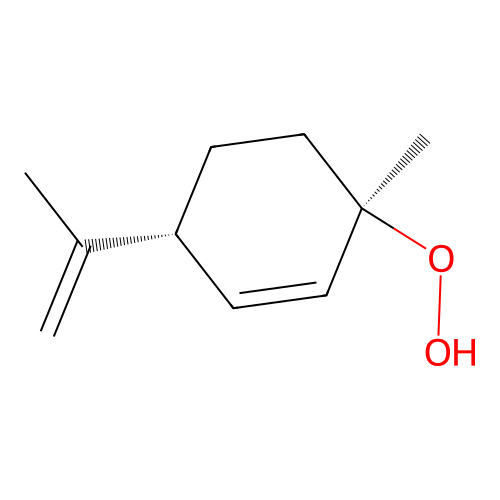 (3R,6R)-3-Hydroperoxy-3-methyl-6-(prop-1-en-2-yl)cyclohex-1-ene structure