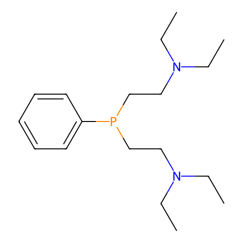 2,2'-(Phenylphosphanediyl)bis(n,n-diethylethanamine) structure