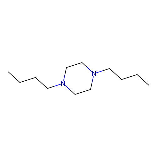 1,4-Dibutylpiperazine structure