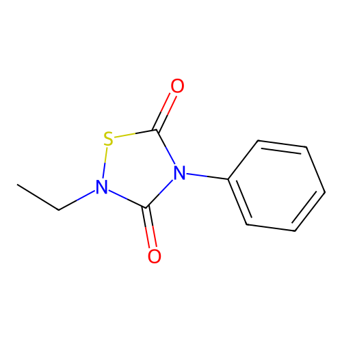 2-Ethyl-4-phenyl-1,2,4-thiadiazolidine-3,5-dione structure