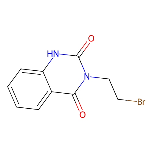3-(2-Bromoethyl)quinazoline-2,4(1H,3H)-dione structure
