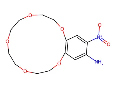 4'-Amino-5'-nitrobenzo-15-crown-5 structure