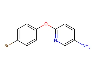 6-(4-Bromophenoxy)pyridin-3-amine structure